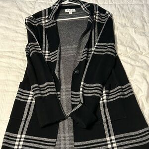 Elle plaid cardigan